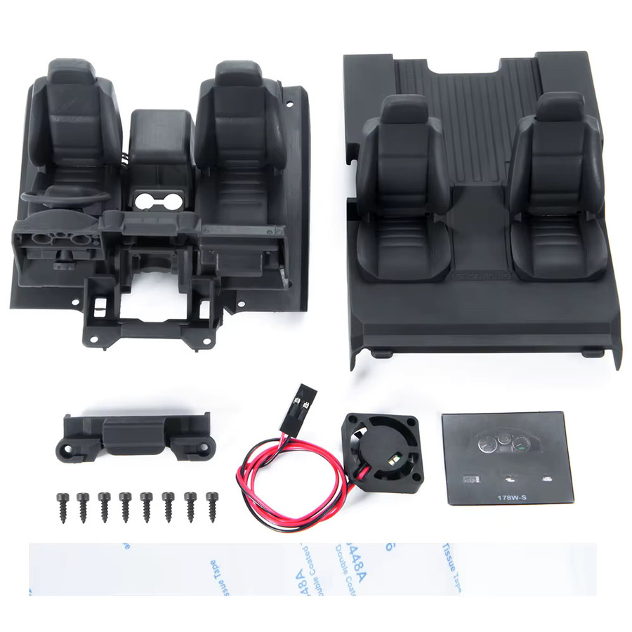 AXSPEED 3D-gedruckter simulierter Innenraum mit zentralem Steuersitz, 1:18, Zubehör - Bild 2