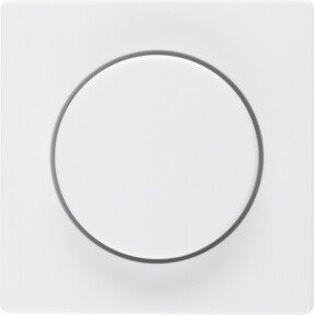 Berker Zentralstück Regulierknopf für Dimmer in Weiß - Bild 1
