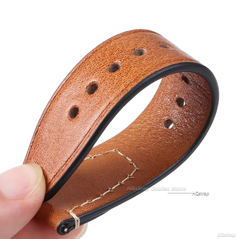 HQstrap Uhrenarmband Leder, Unisex, 18 mm, 20 mm, 22 mm - Bild 3