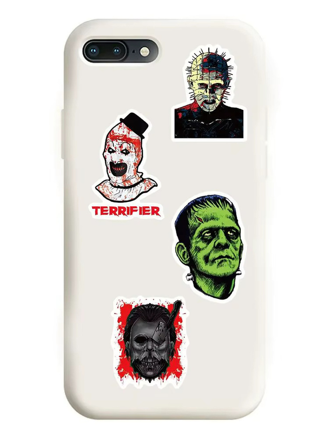 50 Stück Horrorfilm Charakter Vinyl Aufkleber in Multicolour für Laptop, Auto, Notebook und Handyhülle - Bild 5