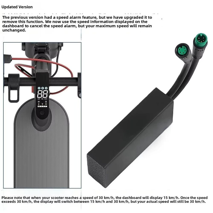 Xiaomi Geschwindigkeitsregler für Scooter 4 Lite, 4 Ultra und 3 Lite mit verstärkter PVC-Schicht in Schwarz - Bild 4