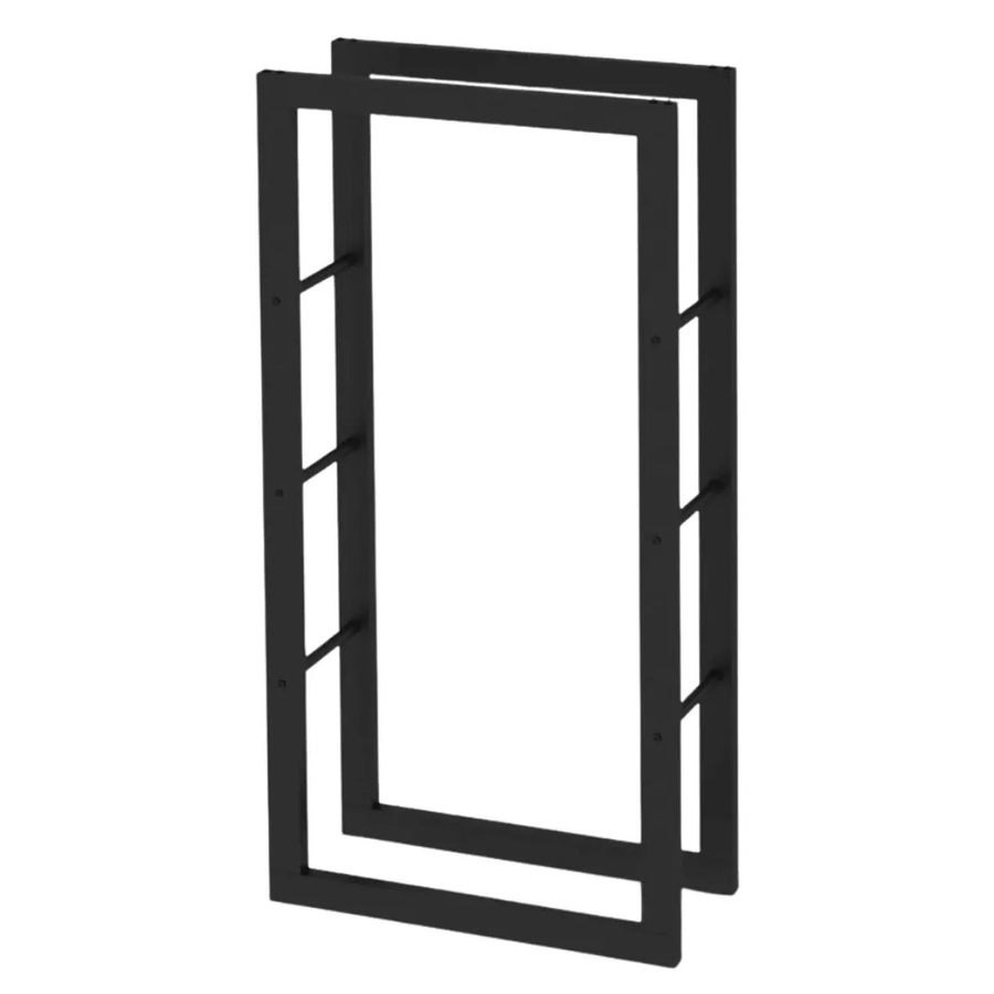 DELUKE Kaminholzregal KEOP aus Metall in Schwarz, B/T/H: 60 x 25 x 125 cm - Bild 2