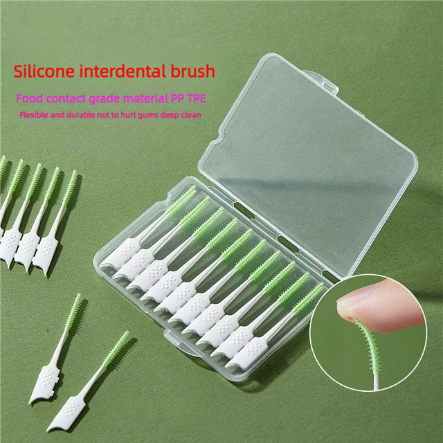 Interdentalbürsten zur Zahnreinigung, 10/40 Stück, mit Aufbewahrungsbox - Bild 1