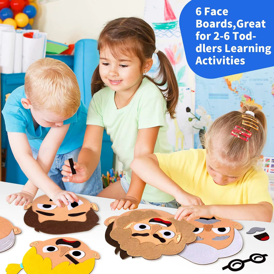 BizyKoady Montessori Social Emotional Boards, Sensorisches Spielzeug - Bild 4