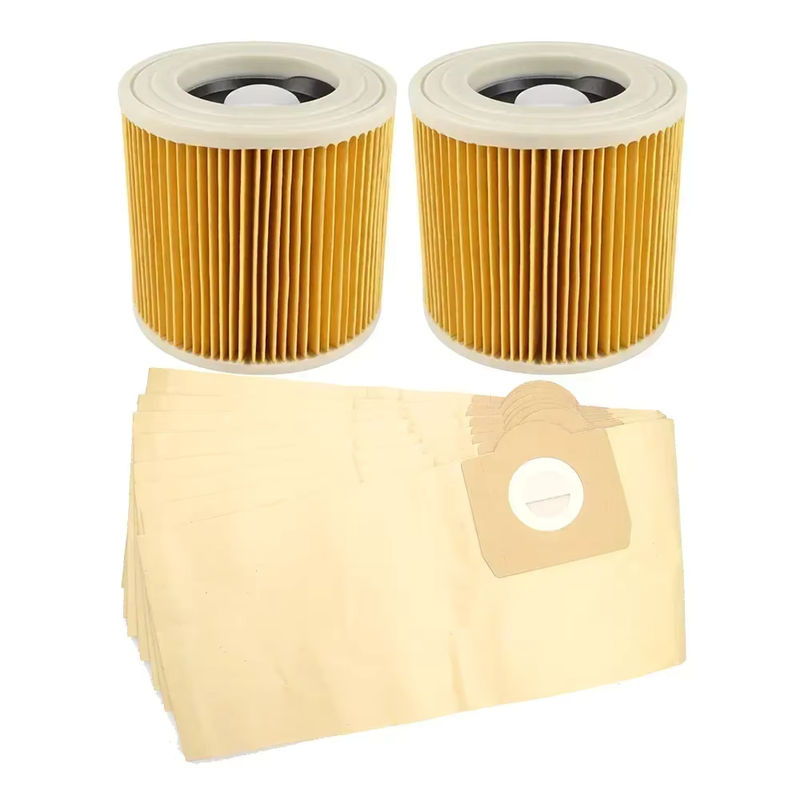 HEPA-Filter Staubbeutel von Karcher in Beige für Staubsauger Modelle WD3300 WD3200 MV3 WD3 - Bild 2