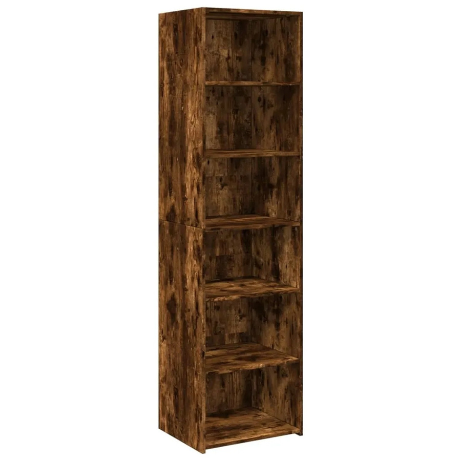 vidaXL Highboard in Sonoma-Eiche, Farbe Braun, B/T/H: 50 x 41 x 185 cm - Bild 2
