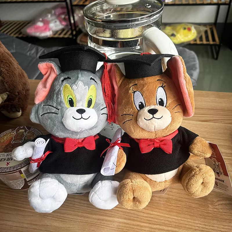 HUGKIS Tom und Jerry PHD Plüschpuppe, Stofftier, 20cm - Bild 2