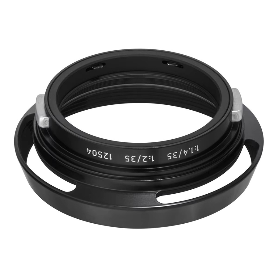 LIGHT LENS LAB Gegenlichtblende L-12504 mit UV-Filter in Schwarz für Leica M 35mm F/2 SUMMILUX und Leica M 35mm F/1.4 SUMMILUX - Bild 2