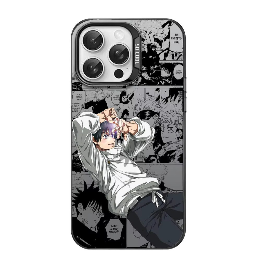 Okkotsu Y-Yuta Anime Handyhülle für iPhone 17 16 15 14 13 12 11 Pro Max Air Matte Laser Aurora stoßfeste Schutzhülle in Multicolour - Bild 5