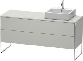 Duravit Waschtischunterschrank XSquare in Weiß, B/T/H: 160 x 54,8 x 77,8 cm - Bild 1