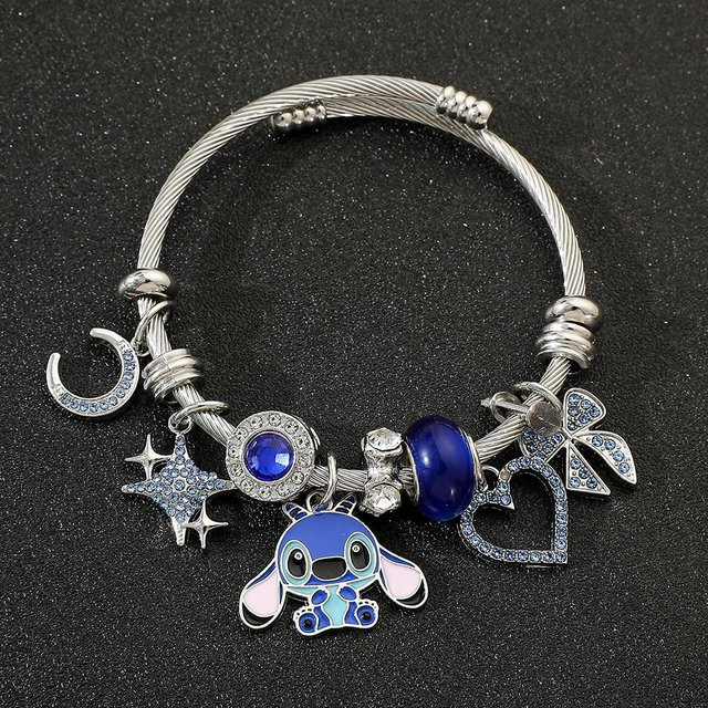 zjy8 Armband, Metall, Silber, Kristall, Unisex - Bild 1