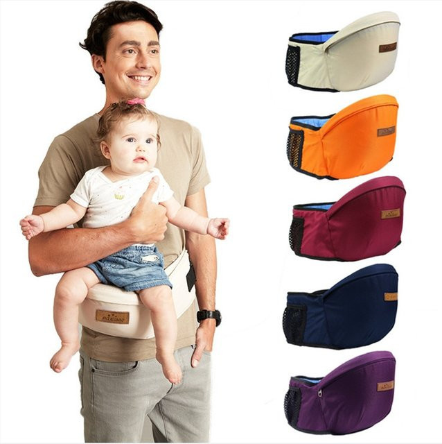 Hochwertiger Baby Hüftsitz und Tragehocker in Schwarz als Baby Schlinge und Walker für Kinder - Bild 1