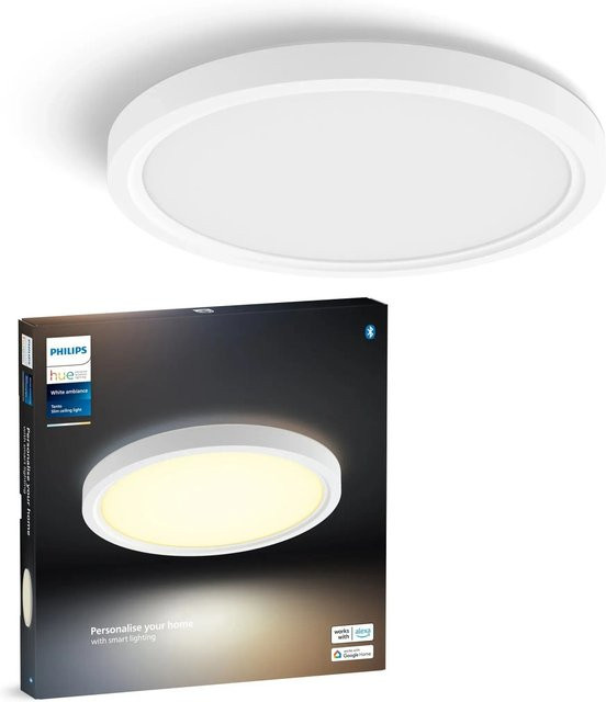 Philips Hue LED-Panel Tento White Ambiance S Weiß Durchmesser: 29,1 cm - Bild 1