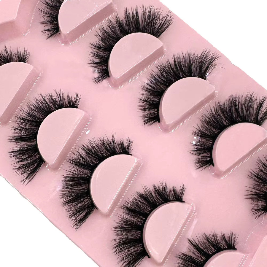 Künstliche Wimpern, 5 Paar, Black, Natürlich, Unisex - Bild 2