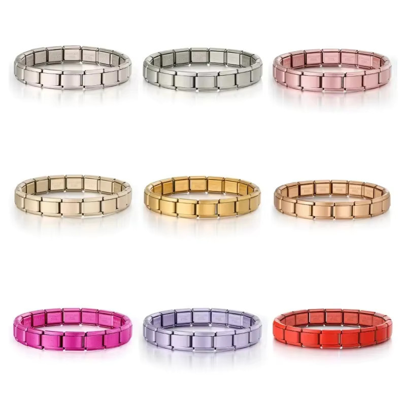Charms Stern, Edelstahl, Unisex, 18 Stück, passend für 9 mm Armband - Bild 3