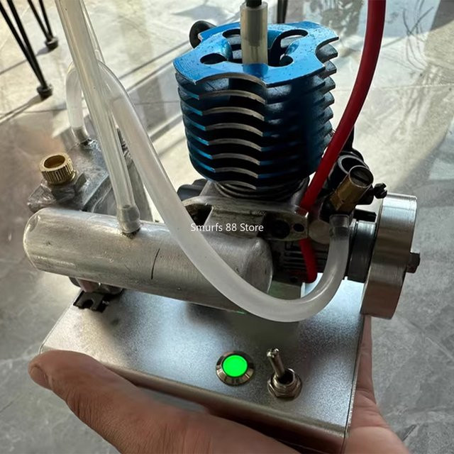 goni Miniatur Metall Motor Modell, DIY Modifikationen, mit Metall Basis, CDI Zündsystem, Hand Pull Start, Modell Spielzeug - Bild 1