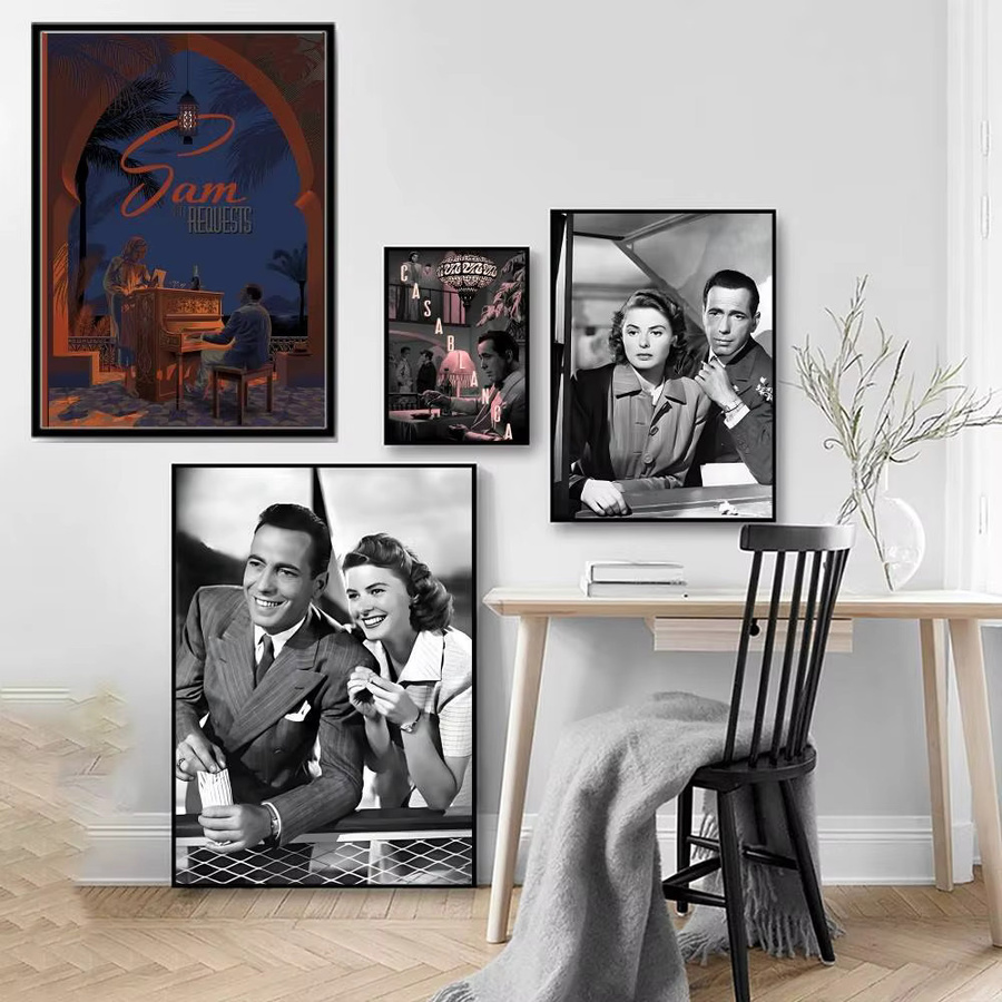 Modernes Casablanca Poster von Gilde als abstrakte Leinwandgrafik in Multicolour für dein Wohnzimmer oder Schlafzimmer - Bild 2
