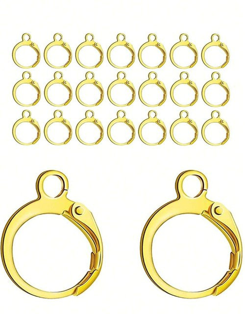Ohrhaken Ohrringschlaufe, DIY Ohrring Herstellungsmaterial, Unisex - Bild 1