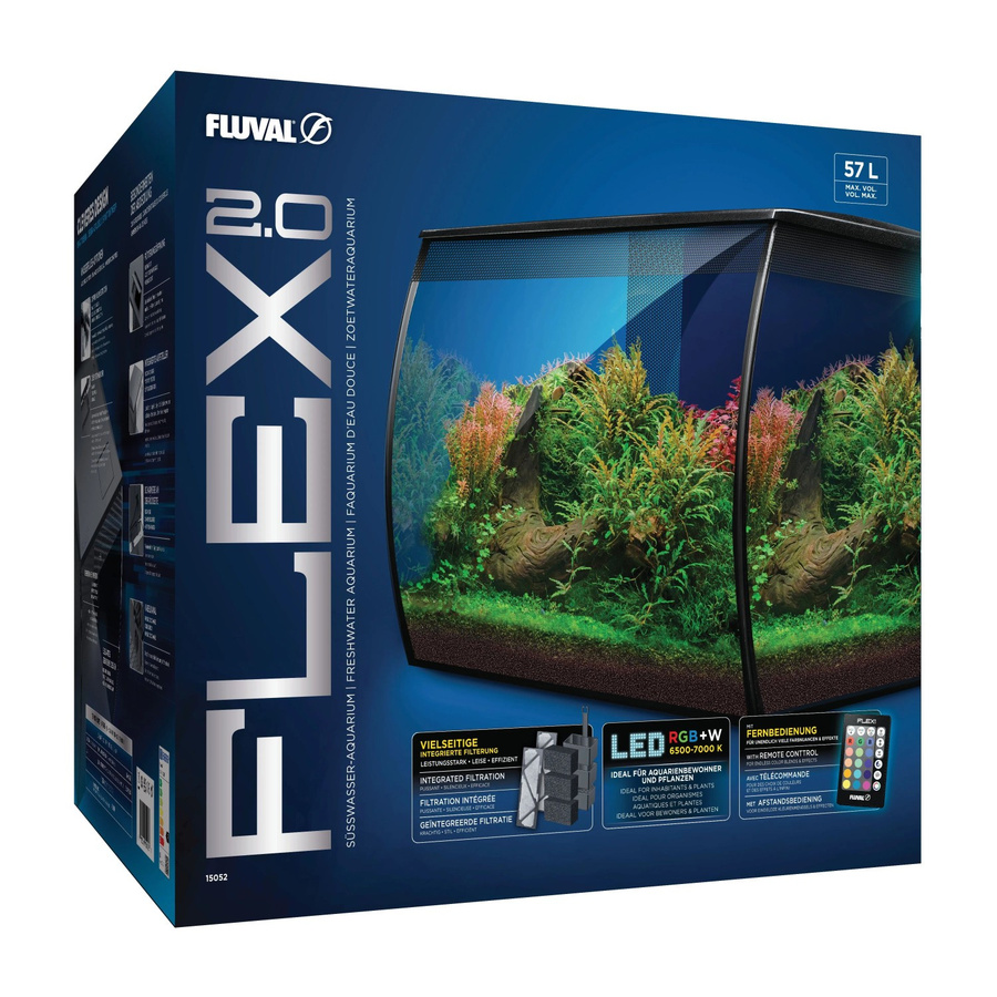 Fluval Süßwasser-Aquarienset Flex 2.0 in Schwarz - Bild 2