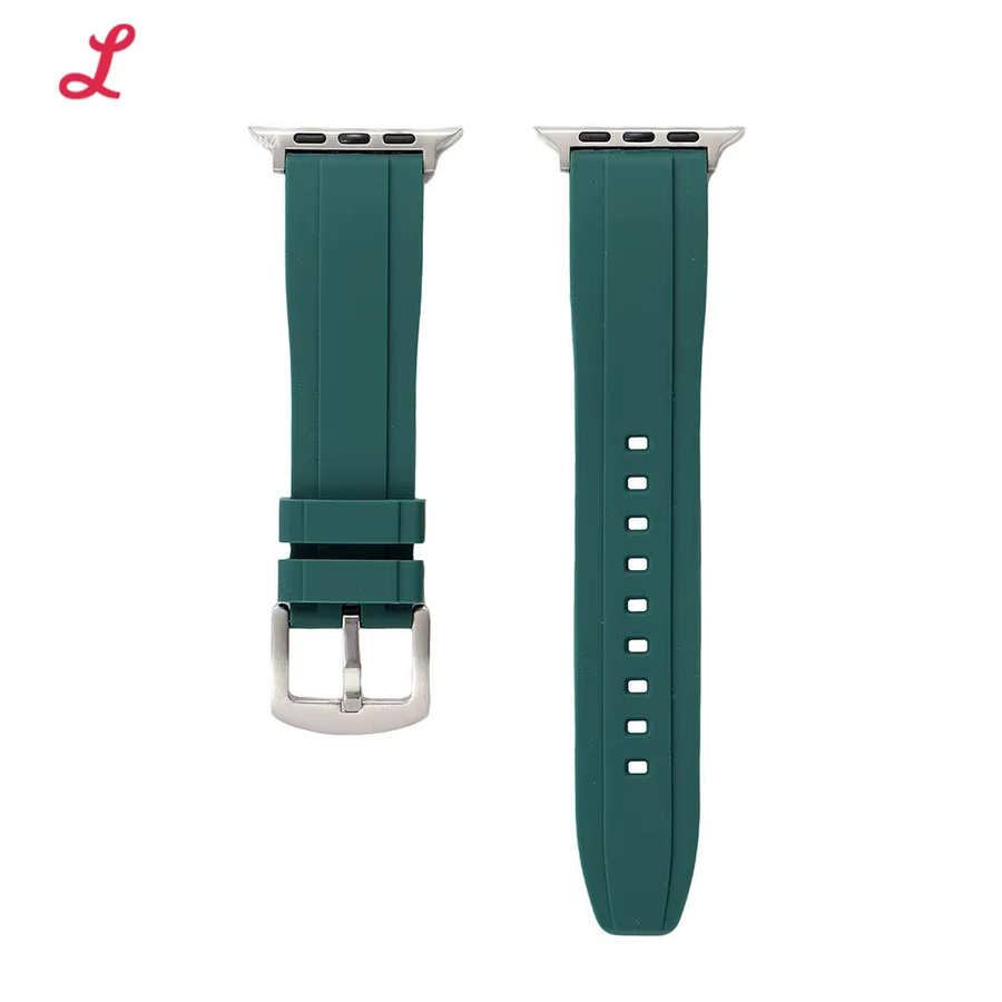 luffyte Uhrenarmband Silikon, Stahlschnalle, Unisex - Bild 2