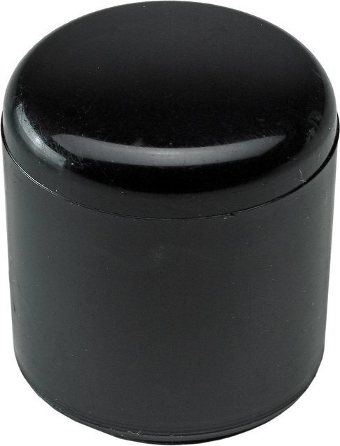Hettich Fußkappe für Rundrohre Ø 16 mm aus Kunststoff in Schwarz, 4 Stück - Bild 1