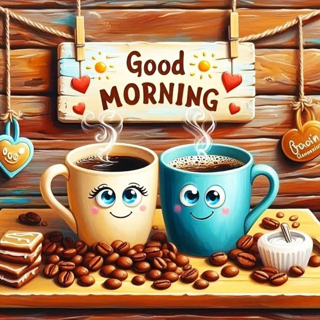 HUACAN Diamantmalerei Kaffee Cartoon Bild mit Strass-Mosaik für moderne Dekoration - Bild 1