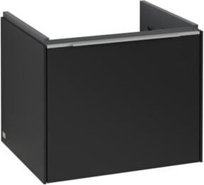 Villeroy & Boch Waschtischunterschrank Subway 3.0 in Schwarz Matt, Wandhängend, B/T/H: 52,3 x 42,9 x 44,8 cm - Bild 1