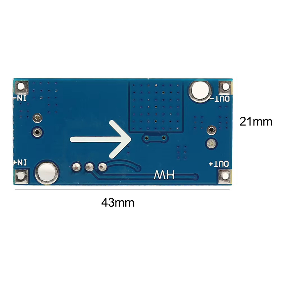 VODOOL HW-432 XL6009 DC-DC Step-Up-Modul blau, Einstellbares Boost-Modul für 5V/6V/9V/12V auf 24V Ausgang - Bild 4