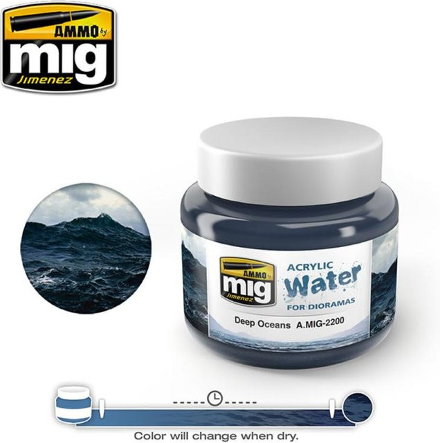 AMMO by MIG Jimenez Deep Oceans, Meerestiere, Blau - Bild 1