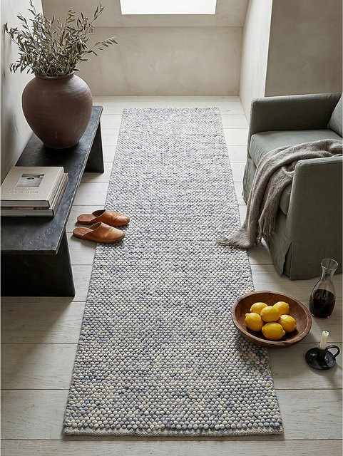 Kadima Design Läufer uni Hellblau B/T: 60 x 230 cm - Bild 1