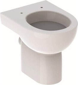 Geberit Renova Stand-WC mit Washdown-Spülung in Weiß, B/T/H: 41,0 x 47,5 x 35,5 cm, horizontaler Abgang - Bild 1