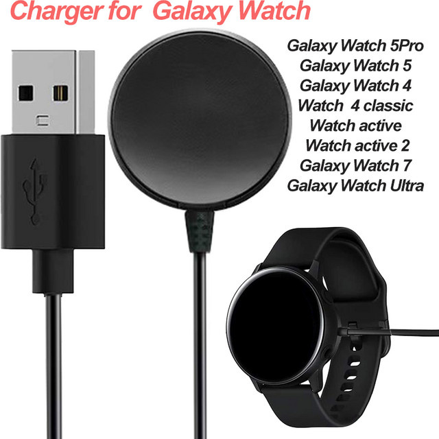 Samsung Ladegerät USB-C, Schwarz, Smart Watch Zubehör - Bild 1