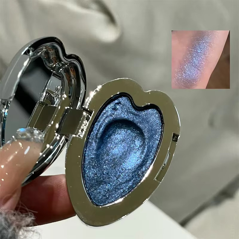 Charm Dream Girl Lidschatten Palette, Blue Pearl Diamond, Metallic, Puder - Bild 3