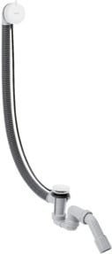Hansgrohe Komplettset Flexaplus S Ab-/Überlaufgarnitur für die Badewanne in Mattweiß - Bild 1