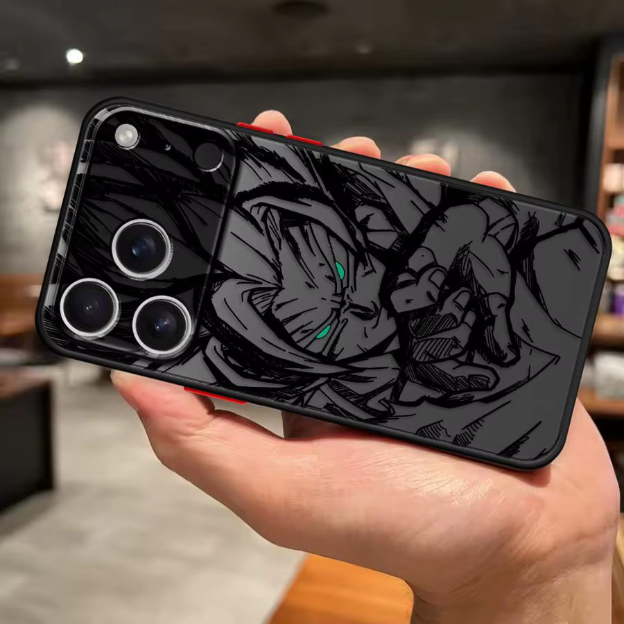 Dragon Ball Handyhülle für Apple iPhone mit Goku und Vegeta Design in Multicolour - Bild 4
