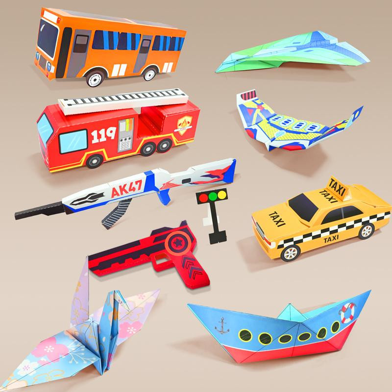 Linyi toy Origami Regenbogenpapier Bunt 36-teiliges Set - Bild 1