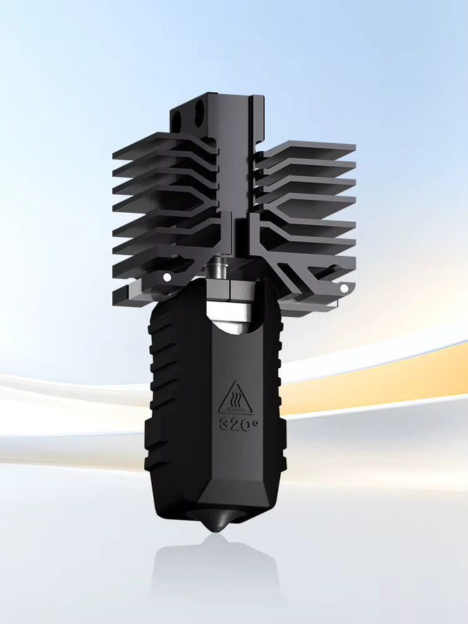 Trianglelab & Phaetus Conch Hotend für QIDI Plus4 in Schwarz mit abnehmbarer EndCoat-Düse für stabile Extrusion - Bild 4