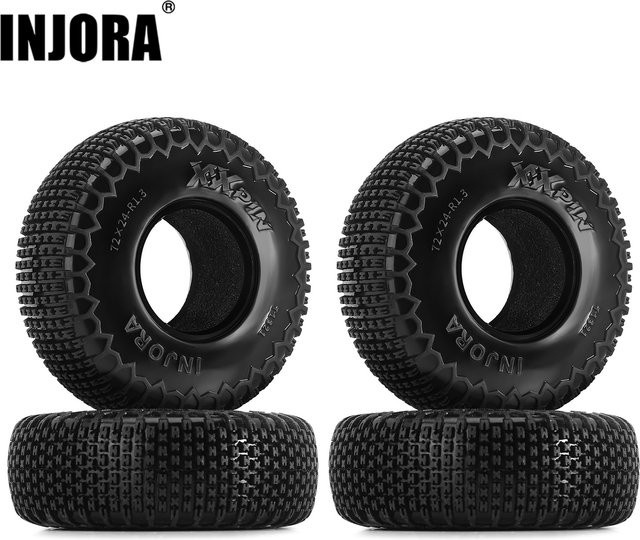 INJORA XHX Pin Reifen, 1,3", 72*24mm, für 1/18 1/24 Micro Crawler - Bild 1