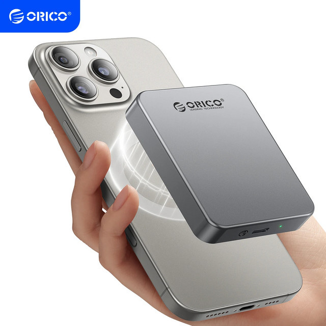 ORICO Magnetische Portable SSD für iPhone 15 Pro Max und iPhone 17 Pro Max, 4K 120 FPS ProRes HDR Aufnahme, bis zu 460 MB/s, Schwarz - Bild 1