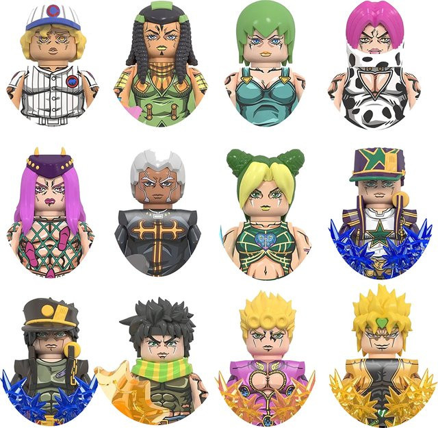 LOLBOLLS JoJo Bizarre Adventure Bausteine im Minifiguren-Stil, Actionfiguren - Bild 1