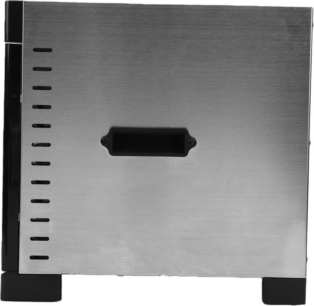 Aimo Lebensmittel-Dörrgerät in Grau mit Sichtfenster, 8 Edelstahl-Einsätzen, integriertem Licht, Timer und Temperaturregelung 30℃-90℃ - Bild 1