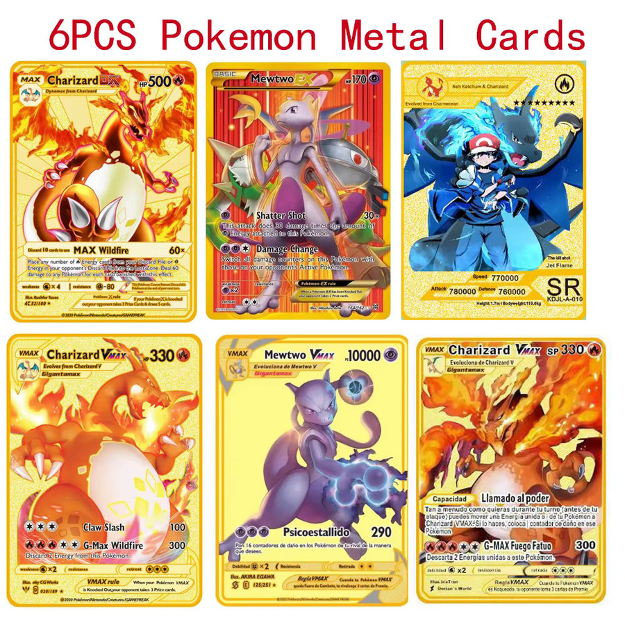Bandai Pokémon-Karten, Mewtwo Monster GX V VMAX, Gold Metall-Karte, Englisch - Bild 2