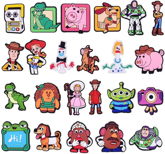 Mesuca Toy Story Schuh-Charms-Set, 23-teilig, Kinder - Bild 1