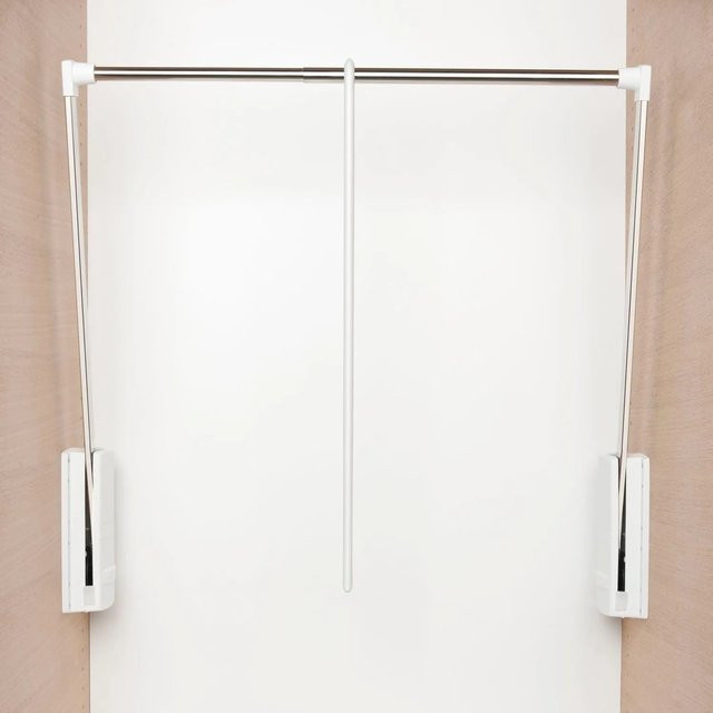 Servetto Kleiderlift Junior Höhenverstellbar 770-1200 mm Weiß und Verchromt - Bild 1