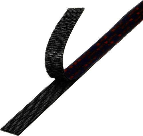 3M Dual Lock SJ3551CF Klettband mit Pilzkopf zum Aufkleben, Schwarz, Breite: 19 mm, Länge: 1 m - Bild 1