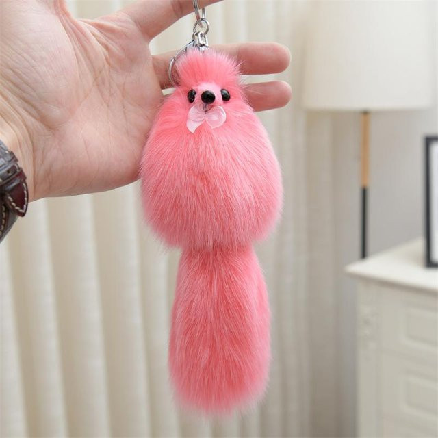 YIRAN Schlüsselanhänger Fuchs, Plüsch, Unisex - Bild 1