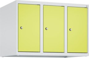 C+P Aufsatzschrank Viridingrün mit 3 Abteilen und Zylinderschlössern B: 50 cm, H: 75 cm, T: 50 cm - Bild 1
