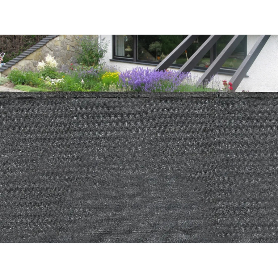 Floraworld Pflanzgefäß aus HDPE in Anthrazit mit matter Gewebe-Optik - Bild 2