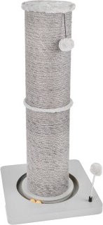 Canadian Cat Company Kratzstamm Carla in Anthrazit mit integriertem Spielzeug und Sisal - Bild 1