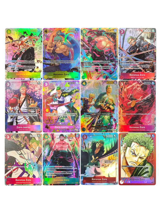 Bandai One Piece Roronoa Zoro, Spielkarten-Sammlung, Englisch - Bild 3